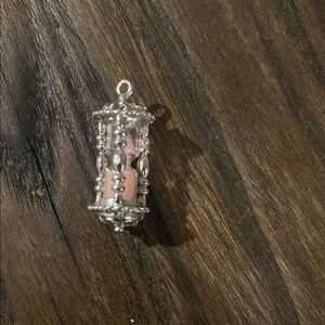 Silver Hour Glass Pendant